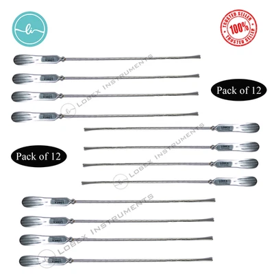 Sims Uterine Sound Pack of 12pc Curved 13” Set OB/GYN Surgical Inst German Grade - Image 1 of 4