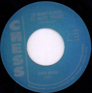 Otis Rush So Many Road, So Many Trains / I´m Satisfied 7" vinyl USA Chess repro - Picture 1 of 2