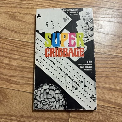 Super Cribbage Game Hoyle Stancraft Vintage 1972 - Image 1 of 3