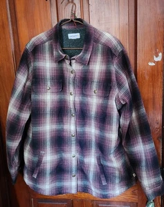 Camisa Carhartt Cuadros Hubbard Sherpa Forrada Chaqueta Anillo Franela Hilada Para Mujer XXL 20 - Imagen 1 de 13