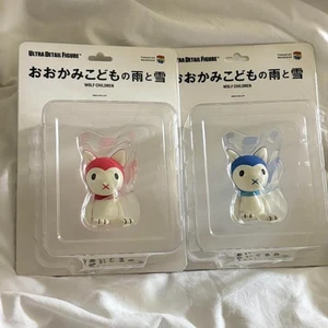 Wolf Children: Ame & Yuki Ultra Detail Figure Set Mamoru Hosoda Japan Near Mint - Picture 1 of 12