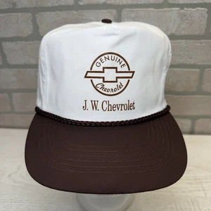 Gorra J. W. Chevrolet Genuina Chevrolet Concesionario Gorra Terry Tela Banda para el Sudor Cuerda De Colección - Imagen 1 de 11