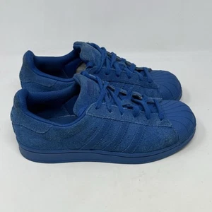 Adidas Superstar RT Sneakers Mens 6 Royal Blue Suede Casual Skater Shoes - Picture 1 of 19