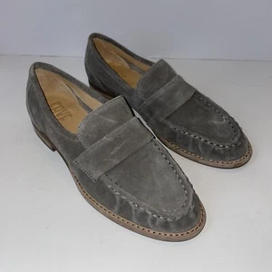 Frye Blair Softy Loafers Swan Suede Steel Gray Womens Slip On Shoes 6 New READ - Picture 1 of 8