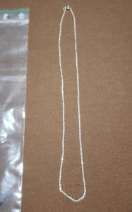 925 Sterling Silver YGI - 20 inch - 1/2 mm Necklace - Made in Italy - UNISEX - Picture 1 of 4