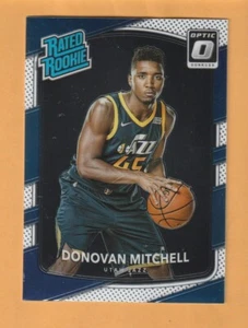 Donovan Mitchell Utah Jazz 2017-18 Donruss Optic #188 RR RC Louisville Cardinals - Imagen 1 de 2