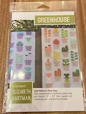 Greenhouse - fun modern pieced quilt PATTERN - Elizabeth Hartman