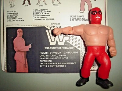 KATO FIGURE HASBRO (CUSTOM) WWE WWF ORIENT EXPRESS WRESTLING RARE COLLECTIBLE - Image 1 of 4