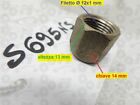 Polished hexagonal nut for engine petrol pipe for vintage motorcycles from...