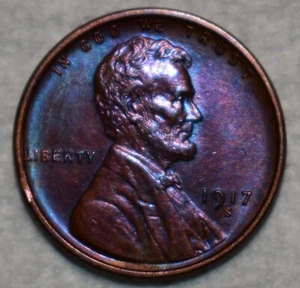 Uncirculated 1917-S Lincoln Cent, Razor-Sharp specimen. - Picture 1 of 2