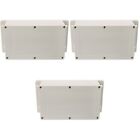  3pcs Outdoor Junction Box Electrical Project Box Weatherproof Junction Box
