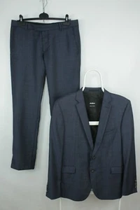 Strellson Allen/Mercer Slim Fit Blue Wool Formal Dress Suit Men's Size: 48 / 38R - Picture 1 of 21