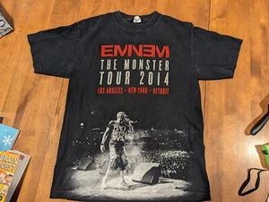 Eminem  Black Red The Monster 2014 Tour Rap God Concert T-Shirt  M Medium - Picture 1 of 5