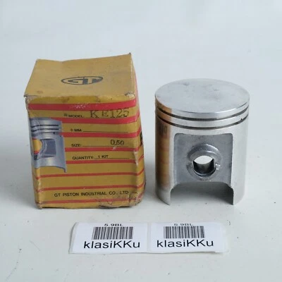 Se adapta a Kawasaki KD125 KE125 KS125 pistón de gran tamaño 0,50 Foto 1 de 4