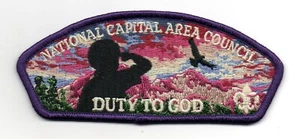 NCAC Duty To God SA-? CSP, borde púrpura, ¡como nuevo! - Imagen 1 de 1
