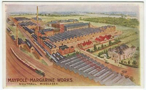 MAYPOLE MARGARINE WORKS, SOUTHALL, MIDDLESEX - Werbepostkarte - Bild 1 von 2