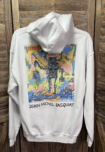 Jean Michel Basquiat Hoodie Sweatshirt Abstract Painting Art Streetwear Size Med - Picture 1 of 16