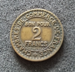 Monnaie France 2 Francs 1924,Commerce Industrie, KM#877 [Mc1742]