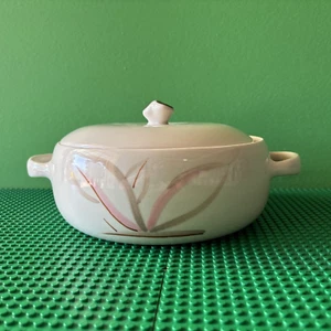 VINTAGE WINFIELD CHINA DRAGON FLOWER CASSEROLE SERVING DISH WITH LID CALIFORNIA - Picture 1 of 24