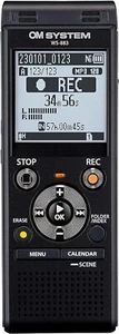 Black OM System WS 883 Digital Voice Recorder 8GB Linear PCM MP3 USB Direct - Picture 1 of 5