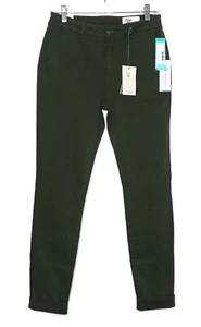 Cosmic Blue Love Callie Cuffed Skinny Pants Women's 28 Tall Olive Green Stretch - Picture 1 of 17