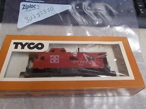OEM Tyco HO Scale 8-Wheel Caboose Santa Fe 327J:350 - Bild 1 von 5
