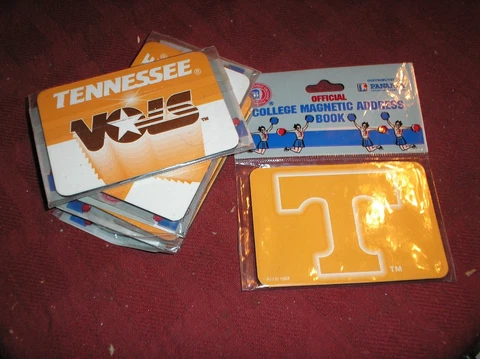 University of Tennessee Magnetic Address Book Lot of 6 Cover