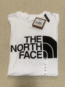 The North Face Men's Half Dome White Short Sleeves Round Neck Pullover T Shirt S - Picture 1 of 5