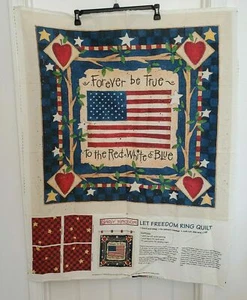 DAISY KINGDOM 4782 LET FREEDOM RING QUILT PANEL - Picture 1 of 1