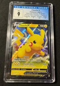 Pokémon TCG Pikachu V Sword & Shield SWSH061 Holo Promo Promo - Picture 1 of 2