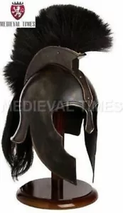 Elmetto armatura Troy Achille cavaliere medievale crociato greco elmetto spar... - Foto 1 di 3