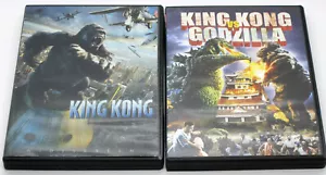 KING KONG 2005 vs. GODZILLA 1962 DVDs Men In Rubber Suits or Andy Sirkis CGI WS - Picture 1 of 7