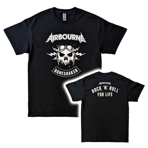 Airbourne T-Shirt Boneshaker Band New Black Official - Picture 1 of 5