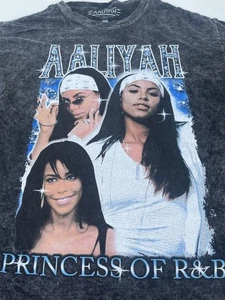 AALIYAH Princess Of R&B T-Shirt New Size Medium - Picture 1 of 2