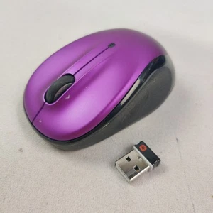 Logitech M325 Mouse & USB Receiver - Purple - Used - Tested - Picture 1 of 4
