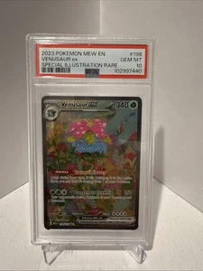 Venusaur ex 198/165 Sv: Scarlet & Violet 151 Holo PSA Gem Mint 10 - Picture 1 of 2