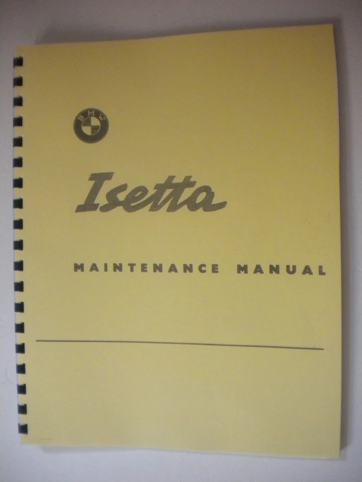 Manual de servicio de tienda BMW Isetta 300 - nuevo Foto 1 de 4