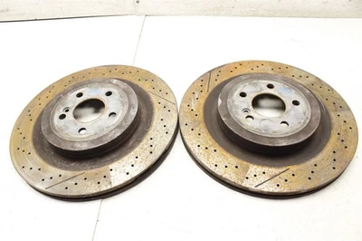 2017 Mercedes-Benz C63 AMG Rear Brake Rotor Set Rotors  - Image 1 of 4