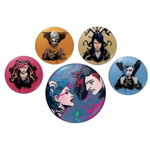 1X Arcane 5Pack Button Badge Set Official Merchandise NEW UK - Picture 1 of 1