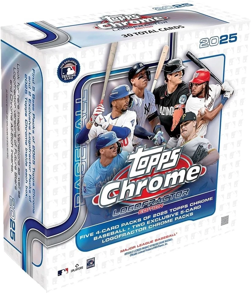 2025 Topps Chrome Logofractor Baseball Sealed Box - Image 1 of 1
