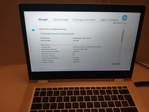 HP EliteBook x360 1030 G2 i5-7200U CPU 2,5GHz 13,3"Display 8GB*Fehlteile*Defekt* - Picture 1 of 9