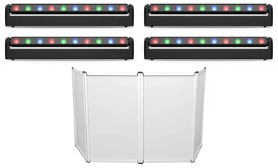 4) Chauvet DJ COLORband PiX-M ILS RGB LED Moving Strip Effect Wash Lights+Facade - Image 1 of 4