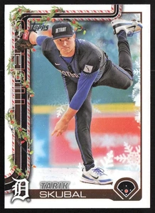 2025 Topps Holiday Base #H74 Tarik Skubal Detroit Tigers - Bild 1 von 3