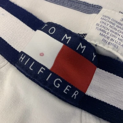 Vintage Tommy Hilfiger White Mens Briefs Underwear Size 34 Waist  Classic - Image 1 of 4
