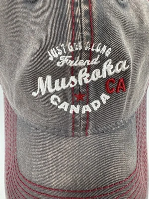Muskoka Canada Baseball Cap One Size Gray - Image 1 of 4