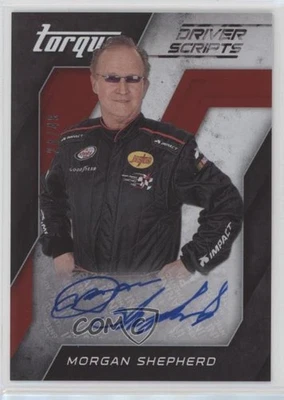 2016 Panini Torque Driver Scripts Red /49 Morgan Shepherd #DS-MS Auto - Image 1 of 2