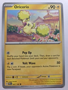 Oricorio 067/182 PAR SV04: Paradox Rift Common Normal NM Pokemon Tcg - Picture 1 of 2