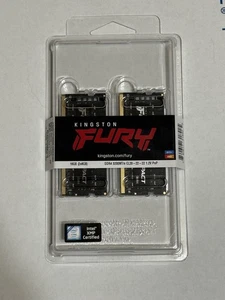 Kingston FURY Impact 16GB (2×8GB) DDR4-3200 CL20 SODIMM Laptop RAM KF432S20IBK2/ - Picture 1 of 4