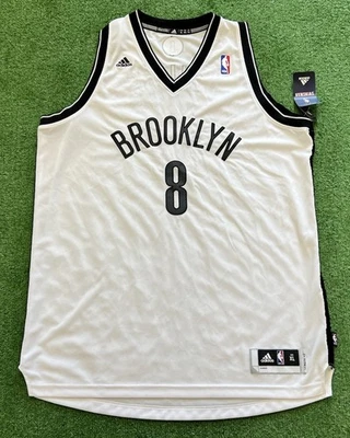 Nueva Camiseta Brooklyn Nets NBA Deron Williams Adidas Talla XL Auténtica Blanca NJ Foto 1 de 4