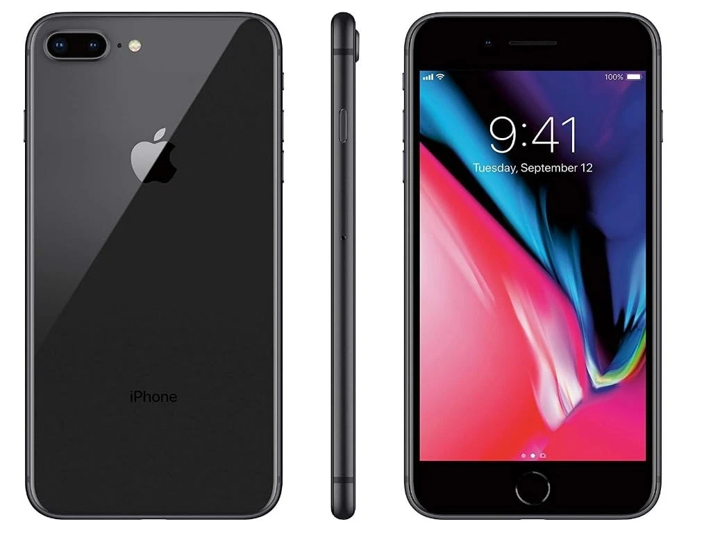 49 液晶&電池新品100％ iPhone8Plus 256GB SIMフリー ムスビー